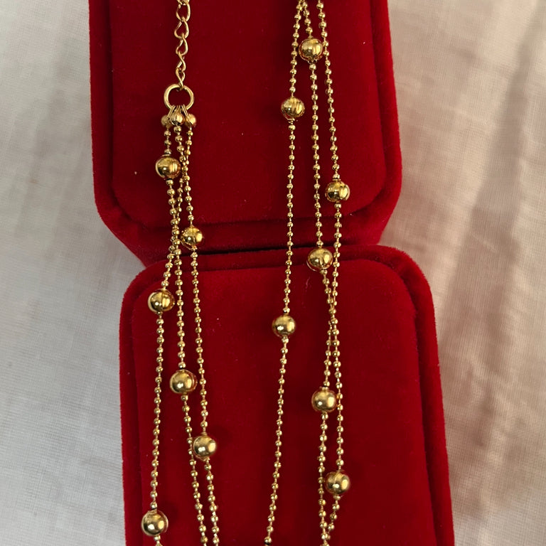 Layered Anklet