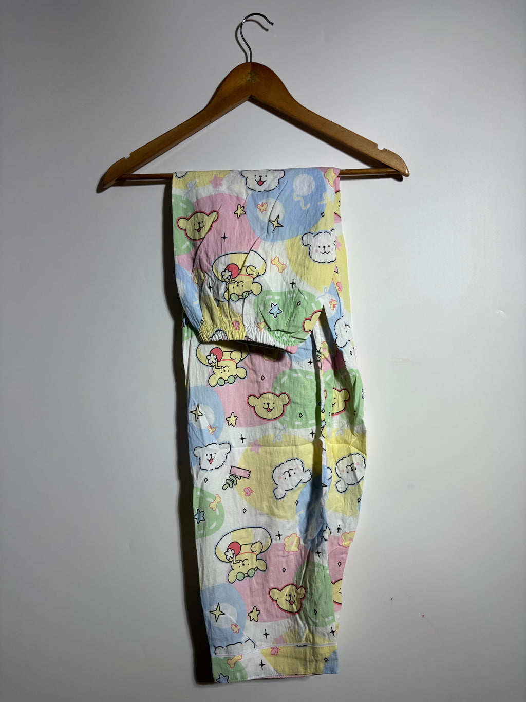 Pastel Kawaii Printed Pyjama Set