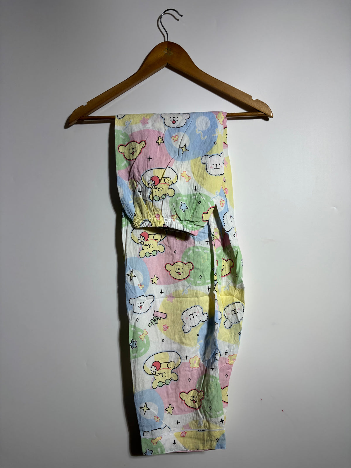 Pastel Kawaii Printed Pyjama Set