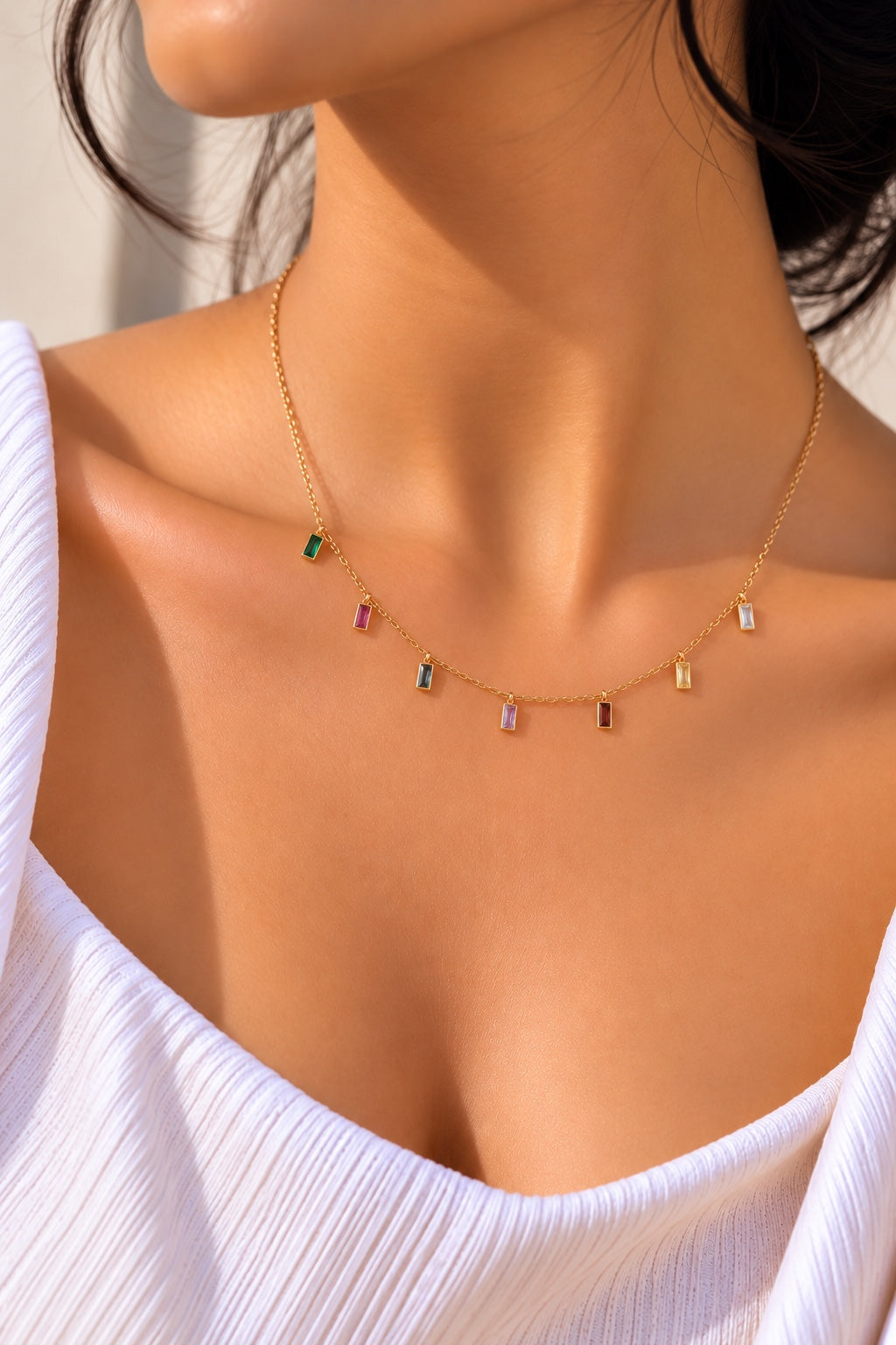 Multicolor Crystal Necklace